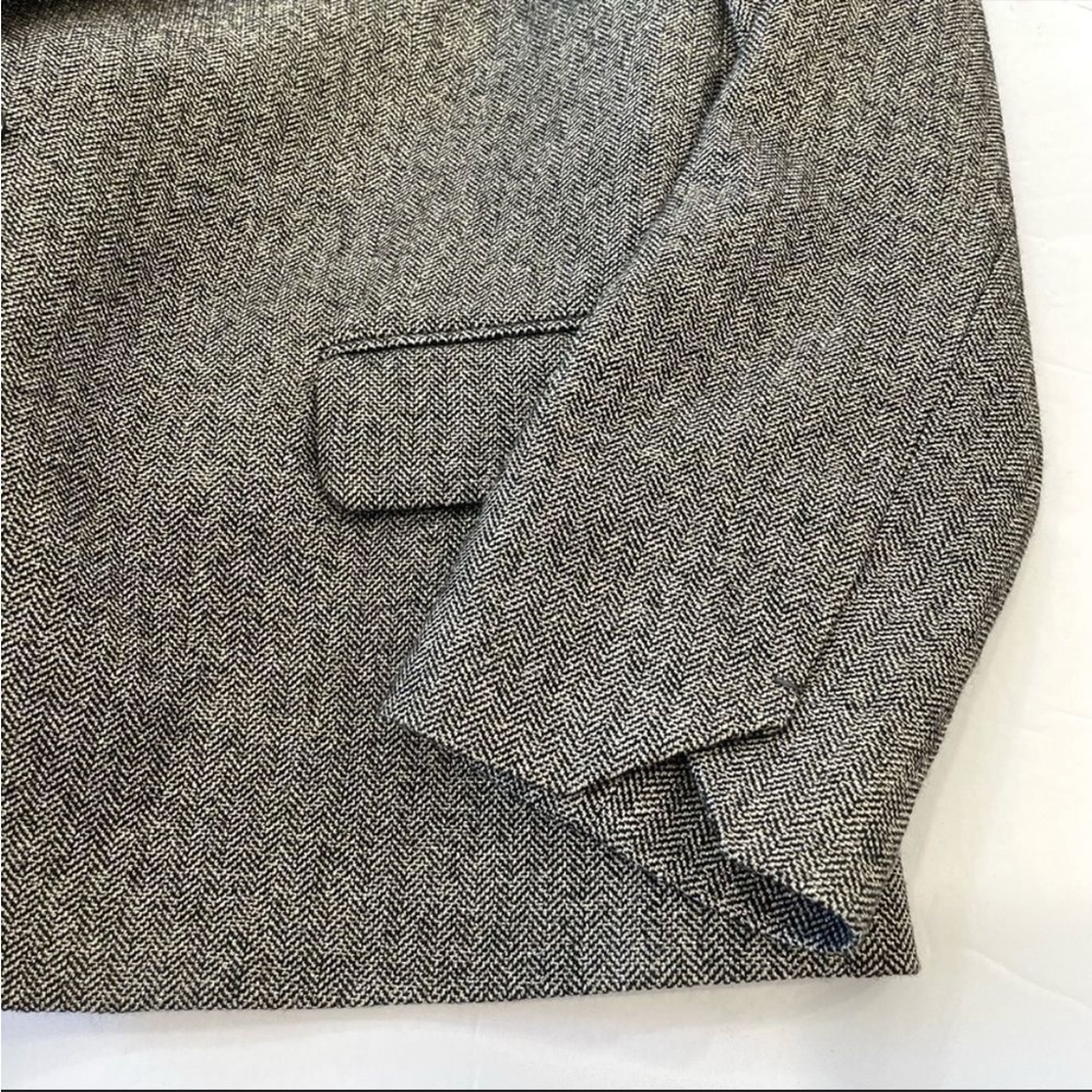 Zadig & Voltaire Victor Lurex Wool & Silk Blend Metallic One Button Blazer, L